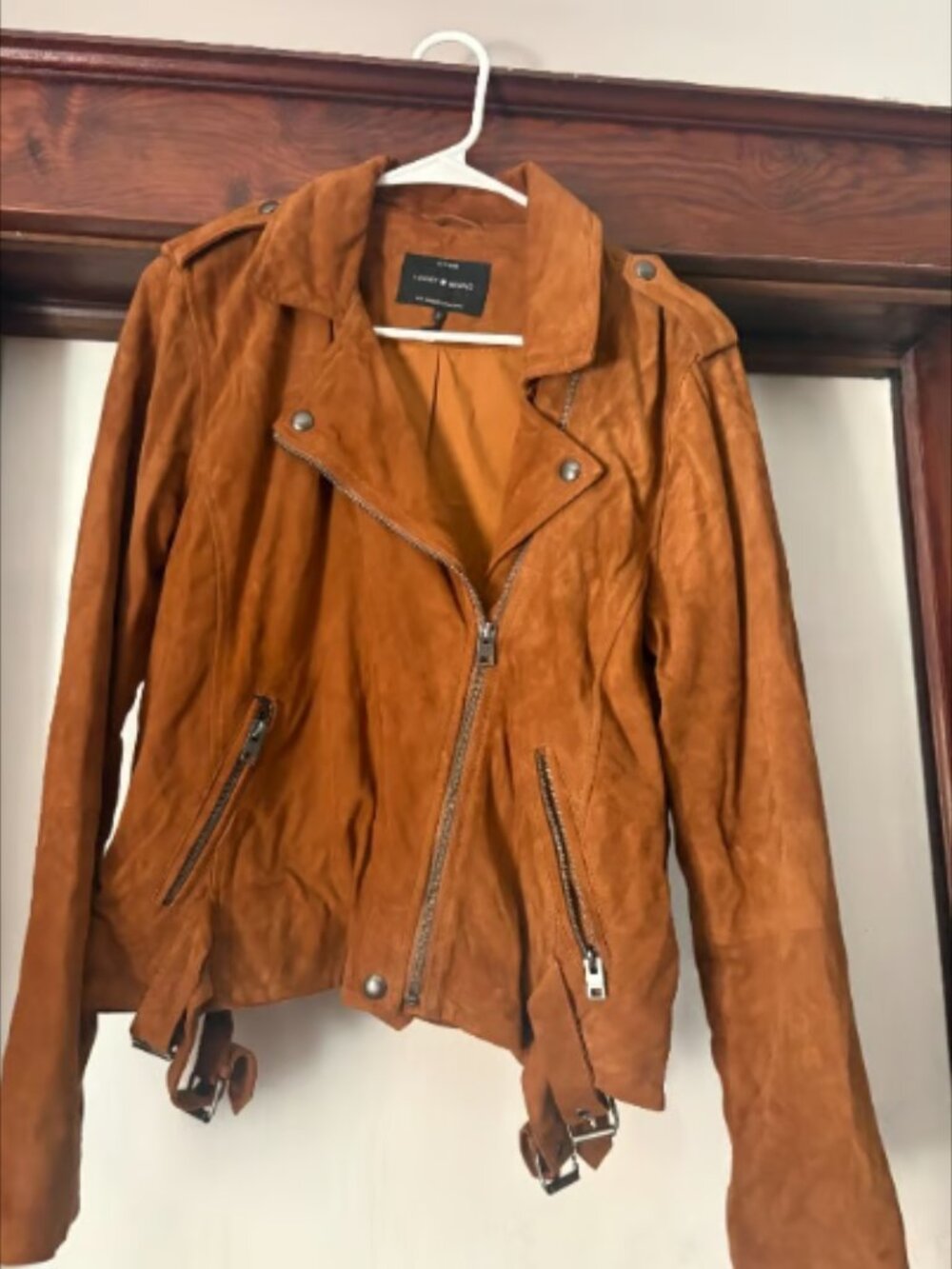 Lucky Brand Women's Suede Moto Jacket